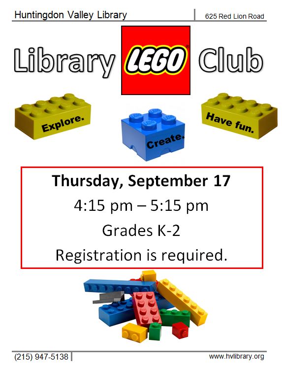 lego club flyer